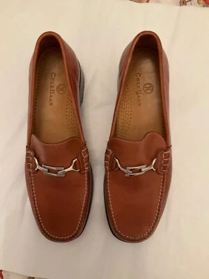 Mocasines de cuero caramelo Cole Haan EXCELENTE ESTADO con suelas de agarre de goma - 5,5B Foto 1 de 4