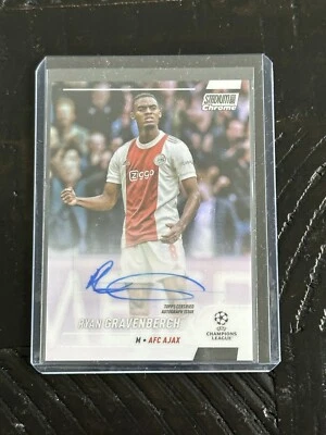 2021-22 Stadium Club Chrome UEFA Ryan Gravenberch AFC Ajax Refractor Auto CA-RG - Image 1 of 2