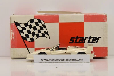 FERRARI TESTAROSSA KOENIG CABRIOLET GENEVE 1989 STARTER 1/43 KIT MONTÉ - Photo 1/4
