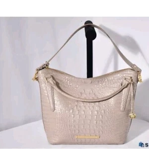 Brahmin Crocodile Cream Large Bag - Picture 1 of 8