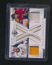 RYAN SUTER ERIK KARLSSON 2012-13 PANINI LIMITED NET ASSETS RELIC 93/99