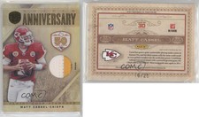 2011 Panini Gold Standard Golden Anniversary Materials Prime /25 Matt Cassel #30