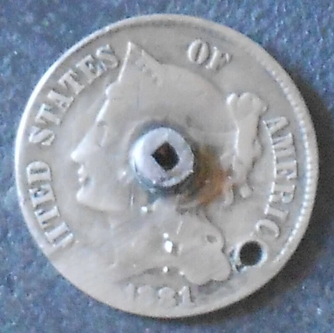 1881 Three Cent Piece Cover