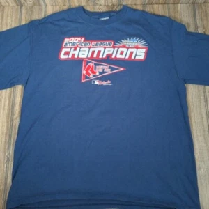 Boston Red Sox MLB American League Champions 2004 World LEE Tee shirt Mens XL - Picture 1 of 5