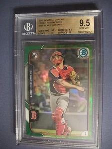 BLAKE SWIHART 2015 Bowman Chrome Green Refractor #180 BGS GEM MINT 9.5 RedSox RC - Picture 1 of 1