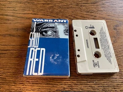 WARRANT I Saw Red 38T73597 Single Cassette Tape USED HAIR GLAM METAL FUN LANE - Image 1 of 2
