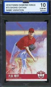 2018 PANINI DIAMOND KINGS #73 SHOHEI OHTANI ISA 10 ANGELS (NAME VARIATION *K6158 - Picture 1 of 2