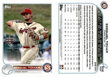 2022 Topps Pro Debut Baseball Card PD-64 EZEQUIEL TOVAR SPOKANE INDIANS