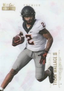 2021 Wild Card Matte White Premier Tylan Wallace #MBC-56 - Picture 1 of 2