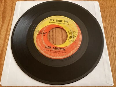 Glen Campbell “Hey Little One / My Baby’s Gone" 7" 45 rpm 2076 - Image 1 of 4