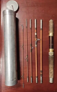 Vintage Wright & McGill Trailmaster M6TMS 6'9" 6 Piece Fishing Rod w Case Denver - Picture 1 of 6