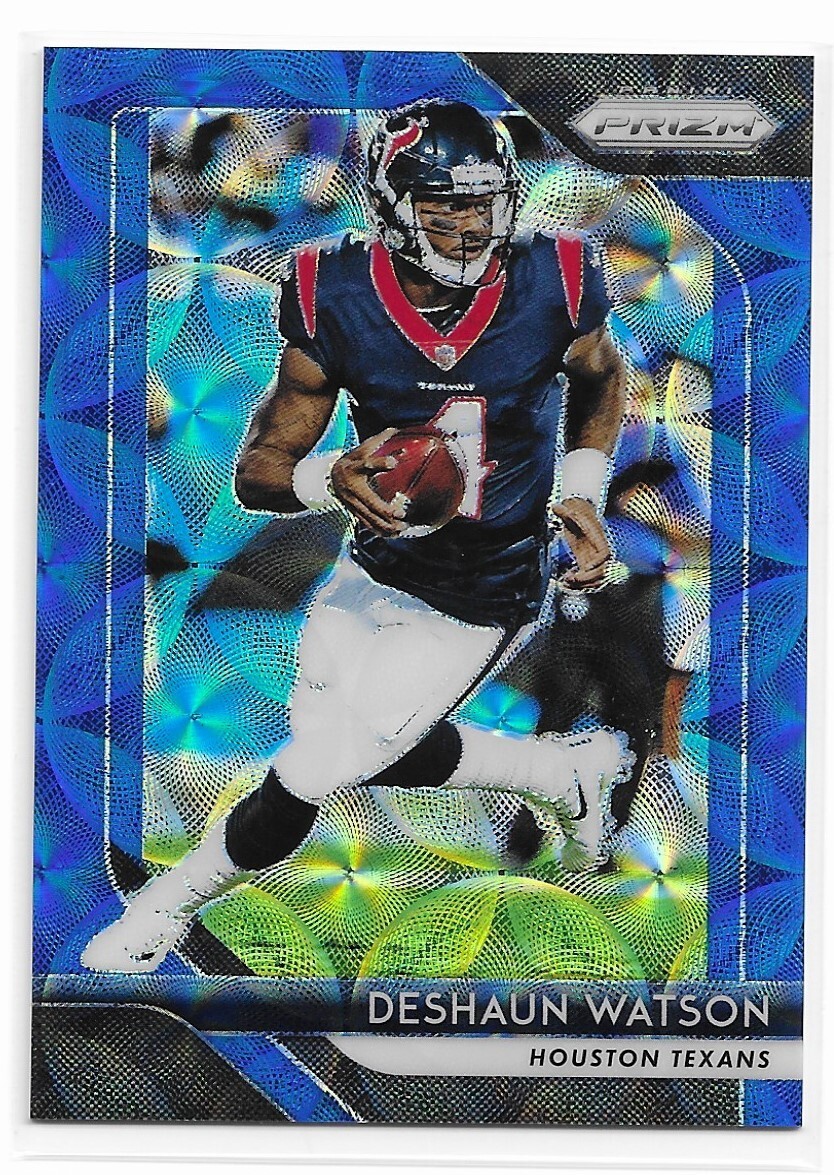 2018 Prizm Deshaun Watson Blue Scope #6/99 Houston Texans No.120