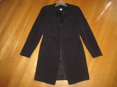 NUEVA Chaqueta Plumero Max Studio Negra Mediana Nueva Sin Etiquetas Foto 1 de 4