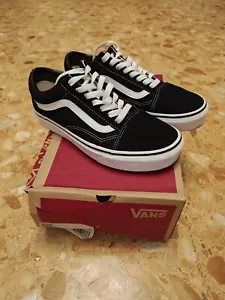 Vans Scarpe Old Skool 37 Nero Con Scontrino Fiscale - Foto 1 di 8
