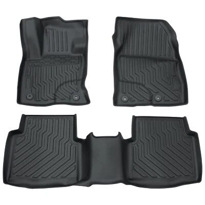 Floor Mats 2 Rows Liners For 2020-2023 Ford Escape TPE Rubber All Weather - Image 1 of 4
