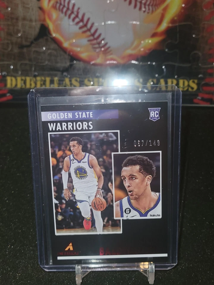 PATRICK BALDWIN JR. RC 2022-23 Panini Chronicles #91 ROOKIE Warriors #/149 - Image 1 of 2