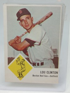 1963 Fleer Baseball Card # 6 Lou Clinton