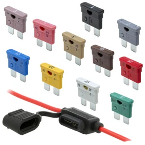 KFZ Sicherungshalter 12V 4,0mm² 12AWG bis 30A WASSERDICHT Standardsicherung MTA - Bild 1 von 31