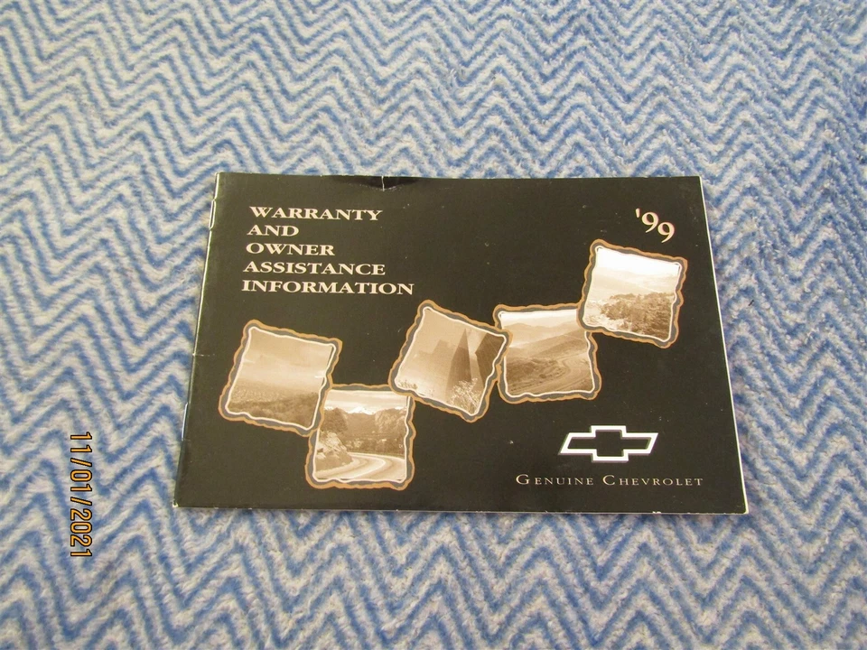 Chevrolet Camaro Corvette Impala Monte Carlo 1999 garantía manual del propietario Foto 1 de 1