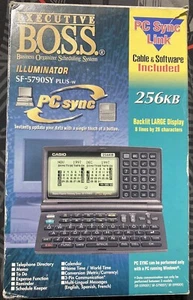 VG Casio Executive BOSS Organizer Scheduling System Illuminator SF-5790SY Plus-w - Picture 1 of 12