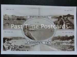 Old RP Picturesque SANDOWN, I.O.W. Multiview - ALL IMAGES SHOWN - Picture 1 of 1