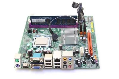 ACER MCP73T-AD  Motherboard LGA 775 DDR2. W/ C2D 2.8ghz CPU,4 GB ram. SKU216835 - Image 1 of 4