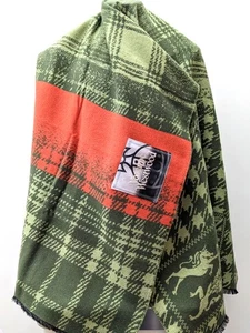 Vivienne Westwood Scarf -BNWT Sage Many Checks Large Stole Scarf RRP: £500 - Picture 1 of 14