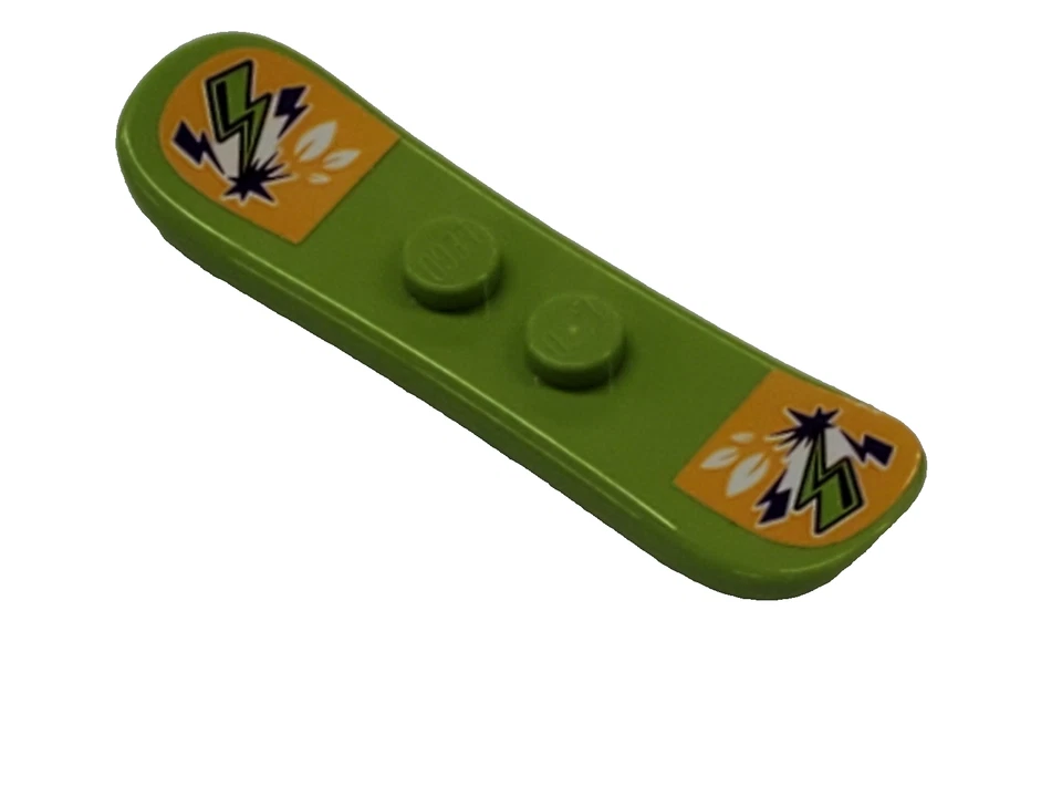 Lego Minifigura Snowboard Pequeño 18746 Verde Lima Amigos Ciudad Accesorios Foto 1 de 1