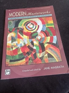 Modern Masterworks 10 Captivating Works Piano Jane Magrath Sheet Music Book - Picture 1 of 3