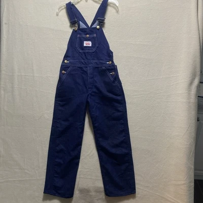 Nuevo con etiquetas Mono con tirantes Round House Denim Juvenil Talla 10 Azul Oscuro Rancho Granja EE. UU. Foto 1 de 4