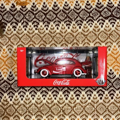 M2 Machines Coca-Cola 1952 VW Beetle Deluxe Model (CHASE) ONLY 750 PRODUCED - Image 1 of 4