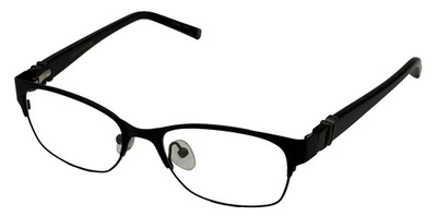 Marco rectangular de metal Jones New York para hombre, J141. Negro. 49mm Foto 1 de 4