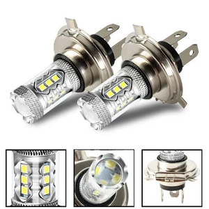 Hot Sale H4 Fog Lights LED Bulb Hi/Lo Lamp Motorcycle Set 6000K 7*4.5 Cm - Picture 1 of 12