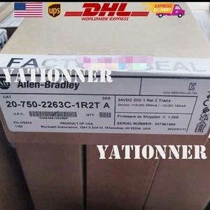 New Allen-Bradley 20-750-2263C-1R2T PowerFlex 750 24V Tran IO Option module - Picture 1 of 2
