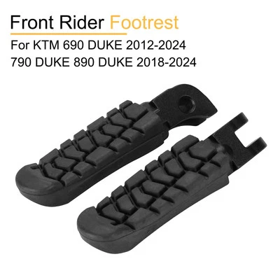 Reposapiés delantero con cubierta de goma para KTM 790 DUKE 890 DUKE 2018-24 690 DUKE 2012-24 Foto 1 de 4
