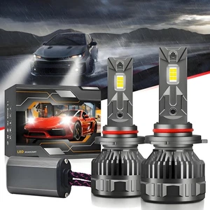 9005 LED Headlight Bulb Conversion Kit High Beam White Super Bright 6000K Set(2) - Picture 1 of 10