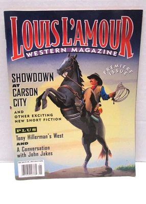 Louis L'Amour Western Magazine PREMIERE ISSUE 1993 - Image 1 of 4