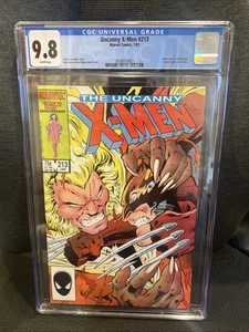 Uncanny X-men 213 Cgc 9.8 Wolverine Sabertooth - Picture 1 of 2