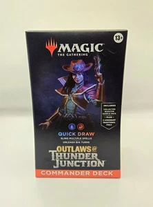 MTG Magic - Outlaws of Thunder Junction - Quick Draw Commander Deck - Sealed - Picture 1 of 3