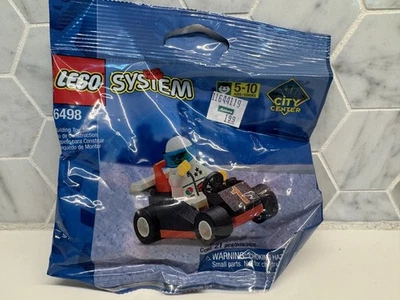NEW 1999 LEGO System 6498 CITY CENTER Go-Kart SEALED POLYBAG Vintage - Image 1 of 4