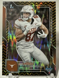 2025 Bowman Chrome U - BLACK & GOLD Stealth #78 Jack Endries 1st 1/25 - Picture 1 of 2