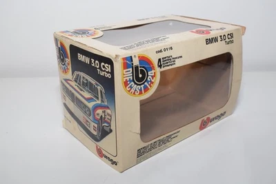 B83 1:24 BBURAGO BURAGO 0116 116 BMW 3.0 CSI TURBO BOITE VIDE D'ORIGINE BON É... - Photo 1/4