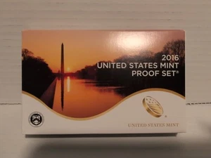 2016 Clad Proof Set U.S. Mint Original COA - Picture 1 of 9