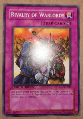 YUGIOH RIVALRY OF WARLORDS COMMON GLD1-EN043 LIMITED EDITION - Image 1 of 2