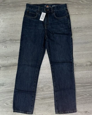 Childrens Place Straight Fit Jeans Boys Size 10 Dark Wash NWT - Image 1 of 4