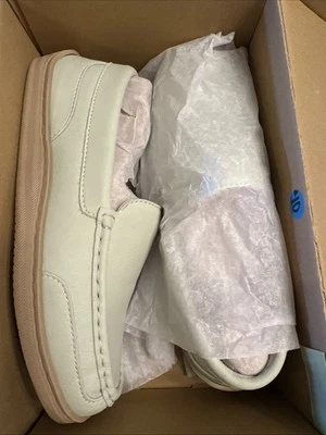 My Slippers by My Pillow Mocasines Cuero Verde Menta Nuevo con Caja Mujer 9M Foto 1 de 3