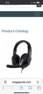 DREAMGEAR GameFitz Wired Stereo Gaming Headset for PS4, XB1 and Nintendo Switch - Image 1 of 2