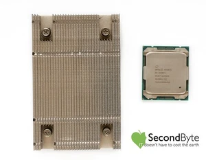 Intel Xeon E2630 V4 2.20GHz CPU SR2R7 with Heat Sink - Picture 1 of 3
