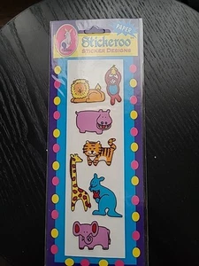 Stickeroo Vintage Animal Stickers New Sealed Made in Taiwan - Picture 1 of 2