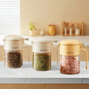400ml Sealed Seasoning Jar Large Capacity Sugar and Salt Container Restaurant - Picture 1 of 14